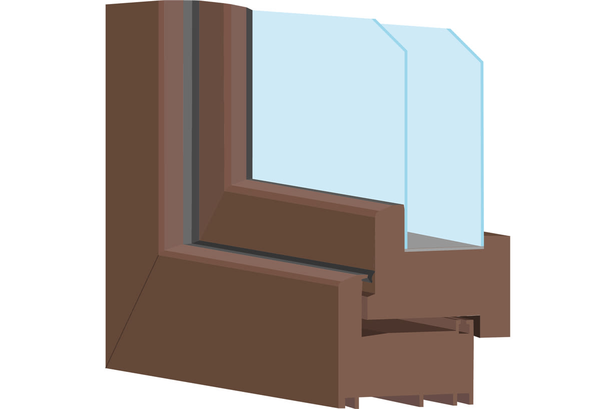 Cross-sectional image of a window