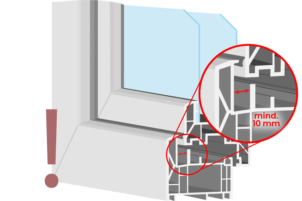 Cross-sectional image of a window