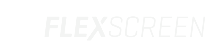 flexscreen white logo