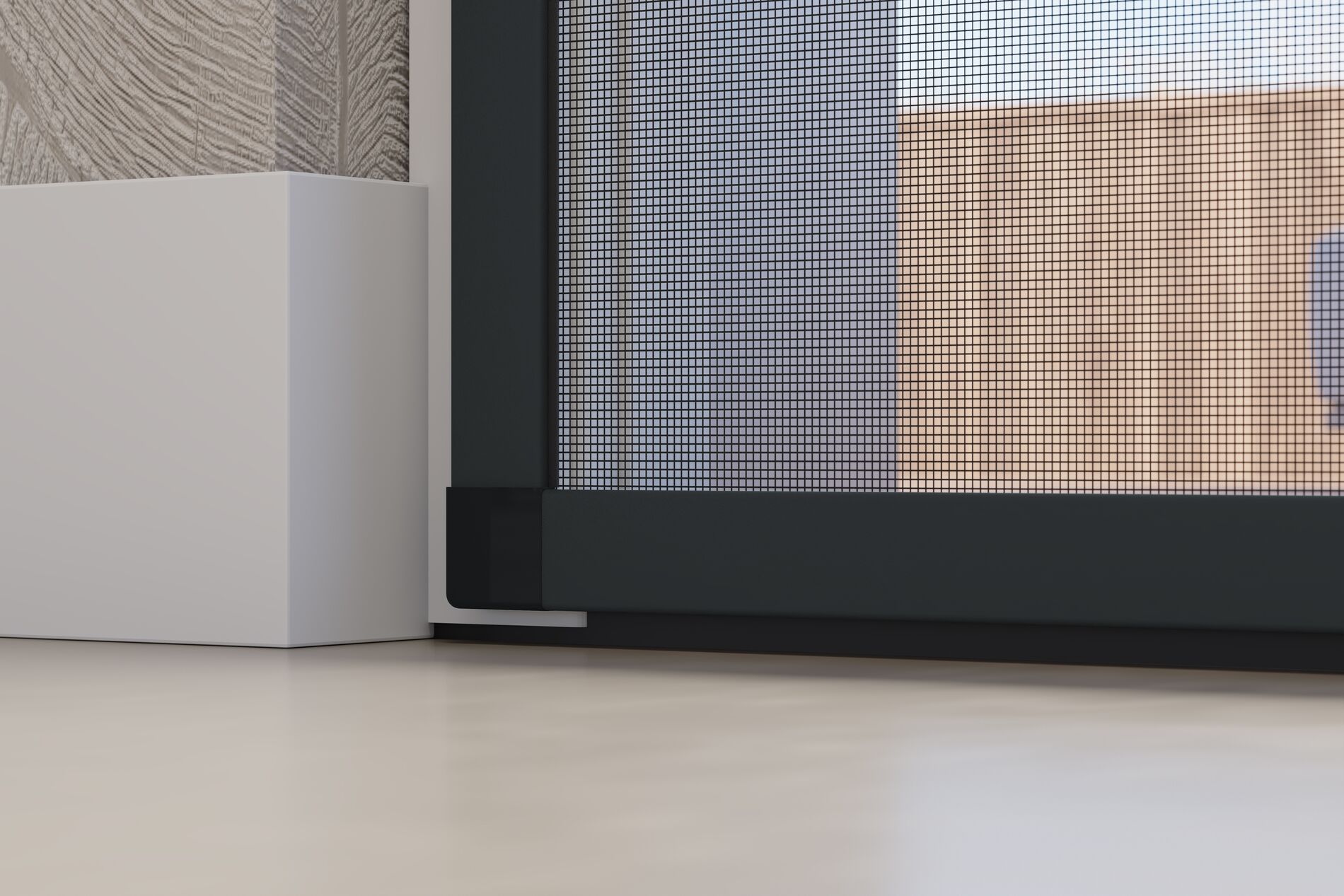 Telescoop hor standaard wit