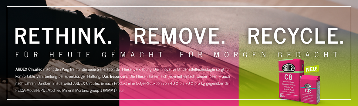 Ardex C8: Rethink, Remove, Recycle 