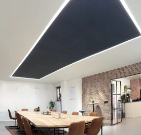 Akustiksystem für geschlossene Decken und Wände