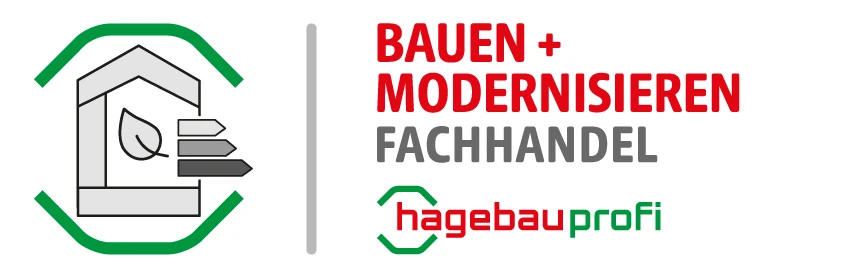 Logo Bauen + Modernisieren Fachhandel - hagebauprofi 