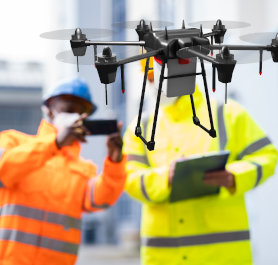 Drohnen im Einsatz für Vermessungen, Wartungen und Kontrollen