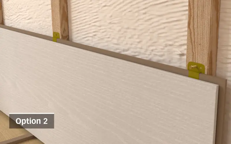 Option 2 der Befestigung eines Paneels