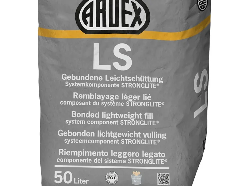 Ardex Leichtschüttung LS im 50 Liter Sack freigestellt