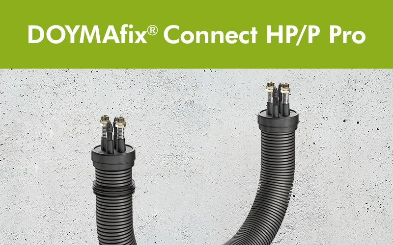 DOYMAfix® Connect HP/P Pro Anschlussset für die unterirdische Wärmepumpeneinführungen