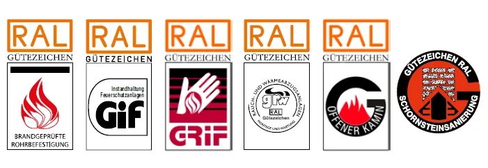 Verschiedene RAL Gütezeichen