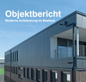Moderne Aufstockung im Bestand: Sichere Fassadenlösung mit Hardie® Panel