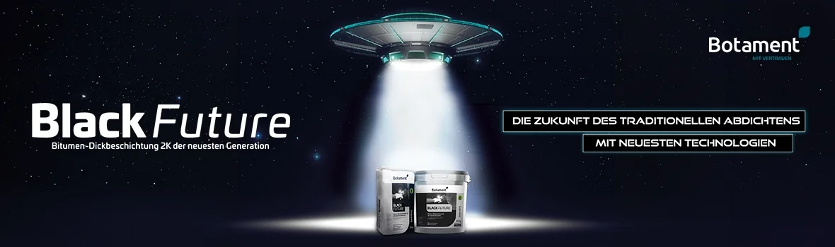 Ein Ufo strahlt zwei Produkte des Lieferanten Botament der Serie 