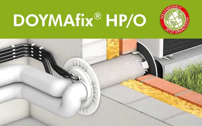 oberirdische Einführungslösung für Luft-Wasser-Wärmepumpen von Doyma