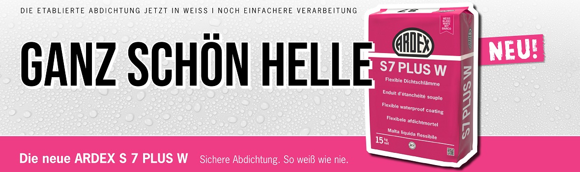 Ardex X7 PLUS W Headerbild