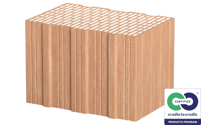 3D Produktbild eines Poroton-Ziegels
