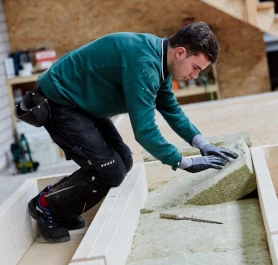 Vielfältige Steinwolle-Dämmlösungen für den Holzbau