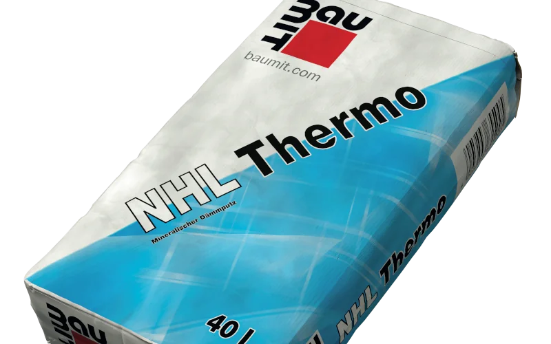 NHL Thermo Baustoff von baumit in einem Sack freigestellt