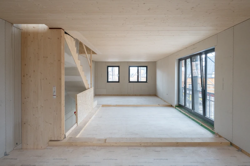 Innenausbau eines Wohnprojektes im Berliner Norden