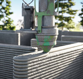3D-Drucktechnologie auf der Baustelle