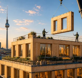 Holzbau als Schlüssel moderner Stadtplanung – warum Deutschlands Städte ohne Holz ihre Zukunft verspielen könnten