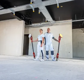 FLEX GE 6 X-EC – der Wand- und Deckenschleifer für perfektes Oberflächen-Finish