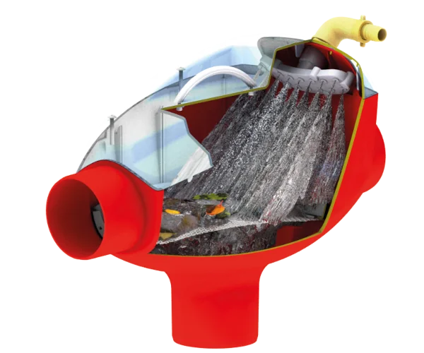 Filter für Wassersystem von Graf freigestellt 