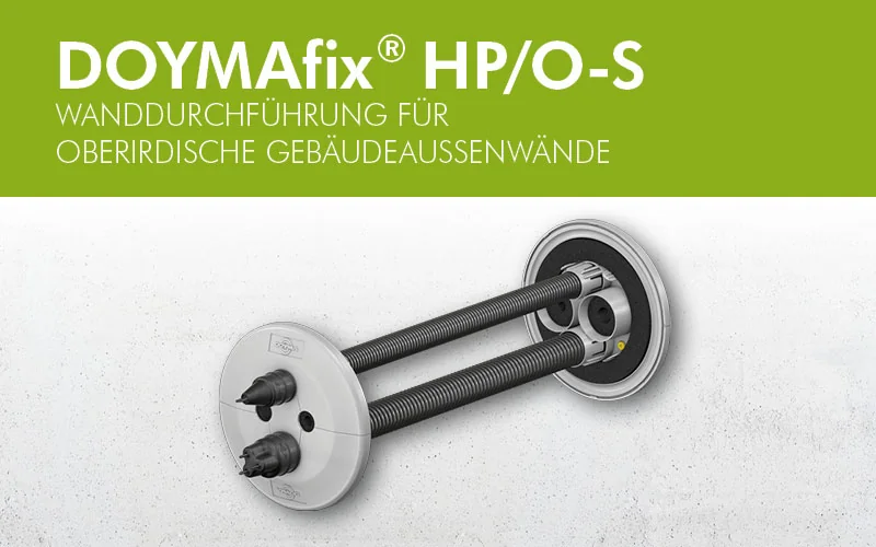 DOYMAfix® HP/O-S Wanddurchführung von Doyma freigestellt