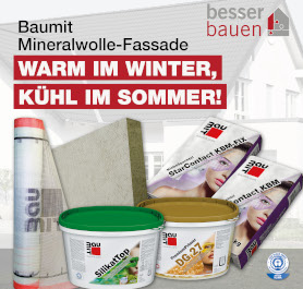 Baumit Mineralwolle-Fassade