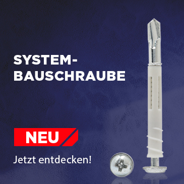 Erleichterung im Trockenbau dank Systembauschrauben