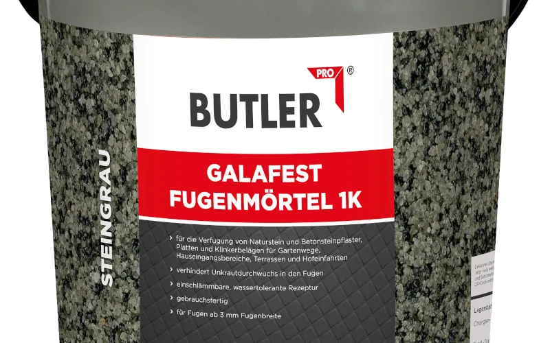 Eimer Butler GALAFEST Fugenmörtel 1K steingrau freigestellt