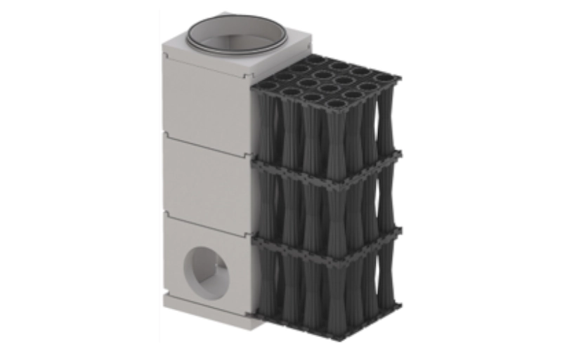 ACO StormBrixx® TechCube – Technikschacht in allen Bauhöhen für Wartungsarbeiten und zur Nutzung als Drossel- oder Pumpenschacht
