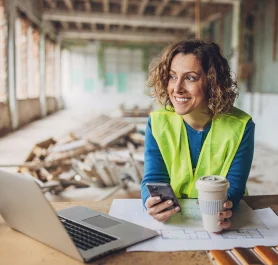 Fünf Wege, wie mit dem Webshop Zeit auf der Baustelle gespart werden kann