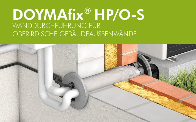 DOYMAfix® HP/O-S Wanddurchführung von Doyma eingebaut