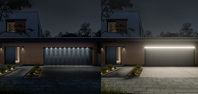 LED Garagenbeleuchtung: Helles Licht für Außen und Innen