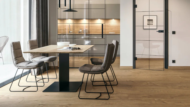 Tisch mit Stühlen Industrial Style