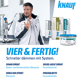 Vier Arbeitstage bis zur fertigen Fassade