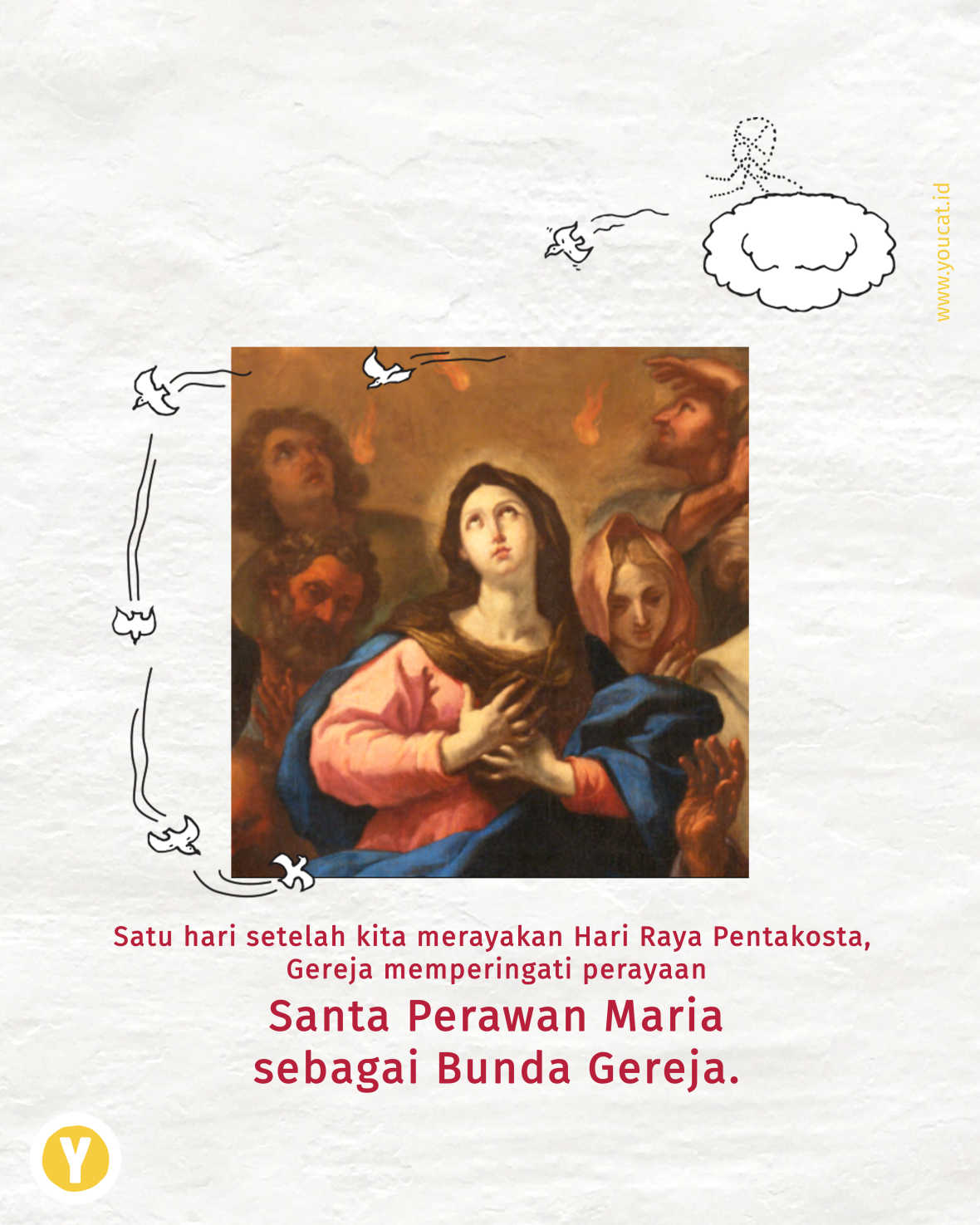 Peran Bunda Maria dalam Pentakosta dan sebagai Bunda Gereja