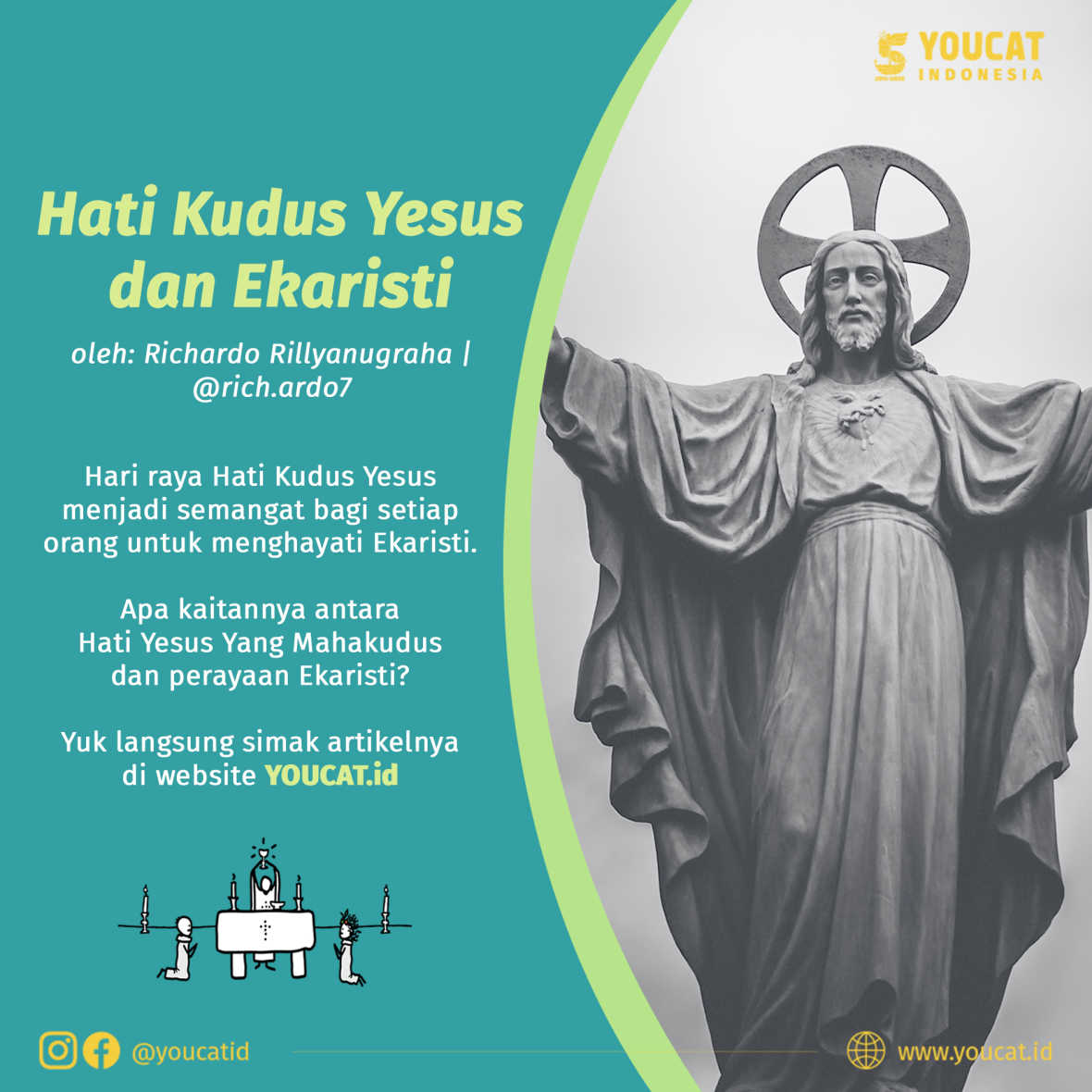 HATI KUDUS YESUS SEBAGAI SUMBER PENGHAYATAN EKARISTI