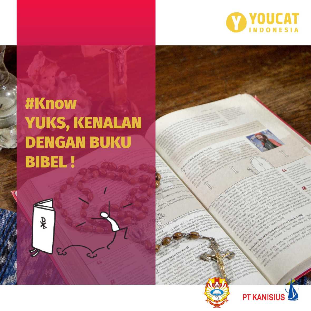 #RoadTo5ThYOUCATIndonesia: Yuk Kenalan dengan Buku BIBEL!