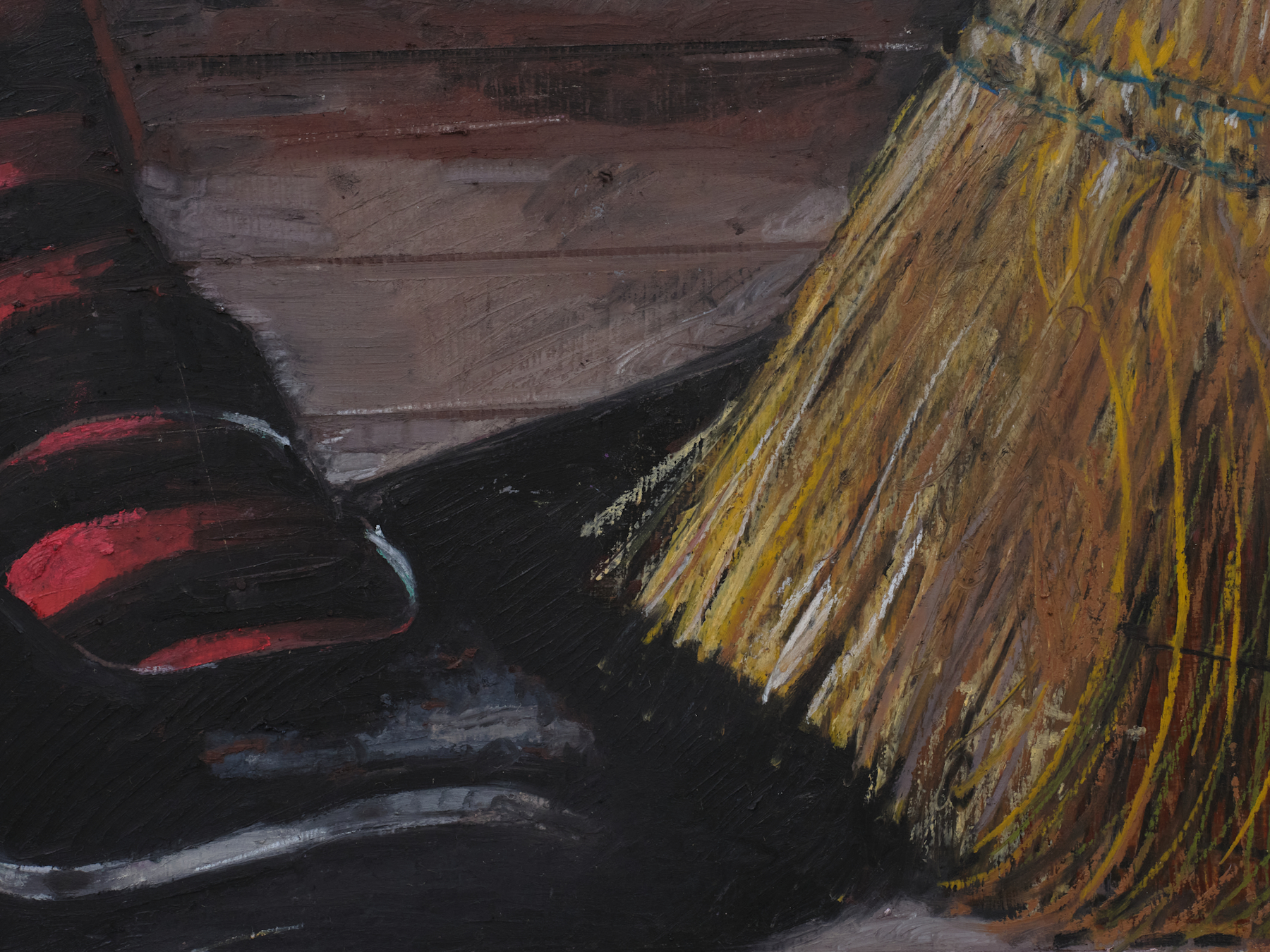 Michelle Uckotter, Broom and shoe study , 2026