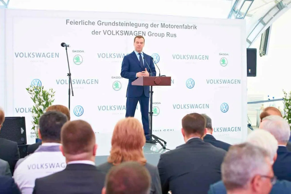 The foundation rock setting ceremony for the engine production factory gallery image 1