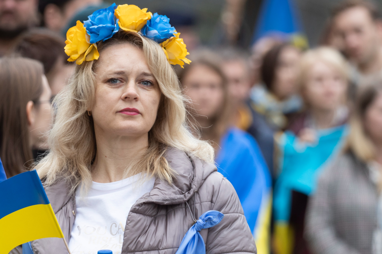 Українка у Варшаві. Фото: Яцек Шидловський / Forum