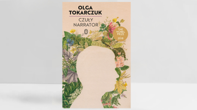 Обкладинка книжки Ольги Токарчук «Czuły narrator». Видавництво Literackie, 2020. Джерело: пресматеріали