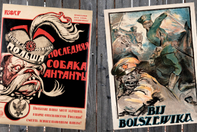 Агітаційні плакати 1920 року. Джерело: Музей Польського війська у Варшаві