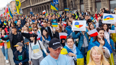 Польща підтримує Україну. Фото: Юрій Друг