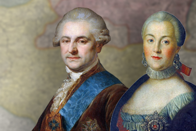Станіслав Понятовський і Катерина ІІ. Колаж: Нова Польща