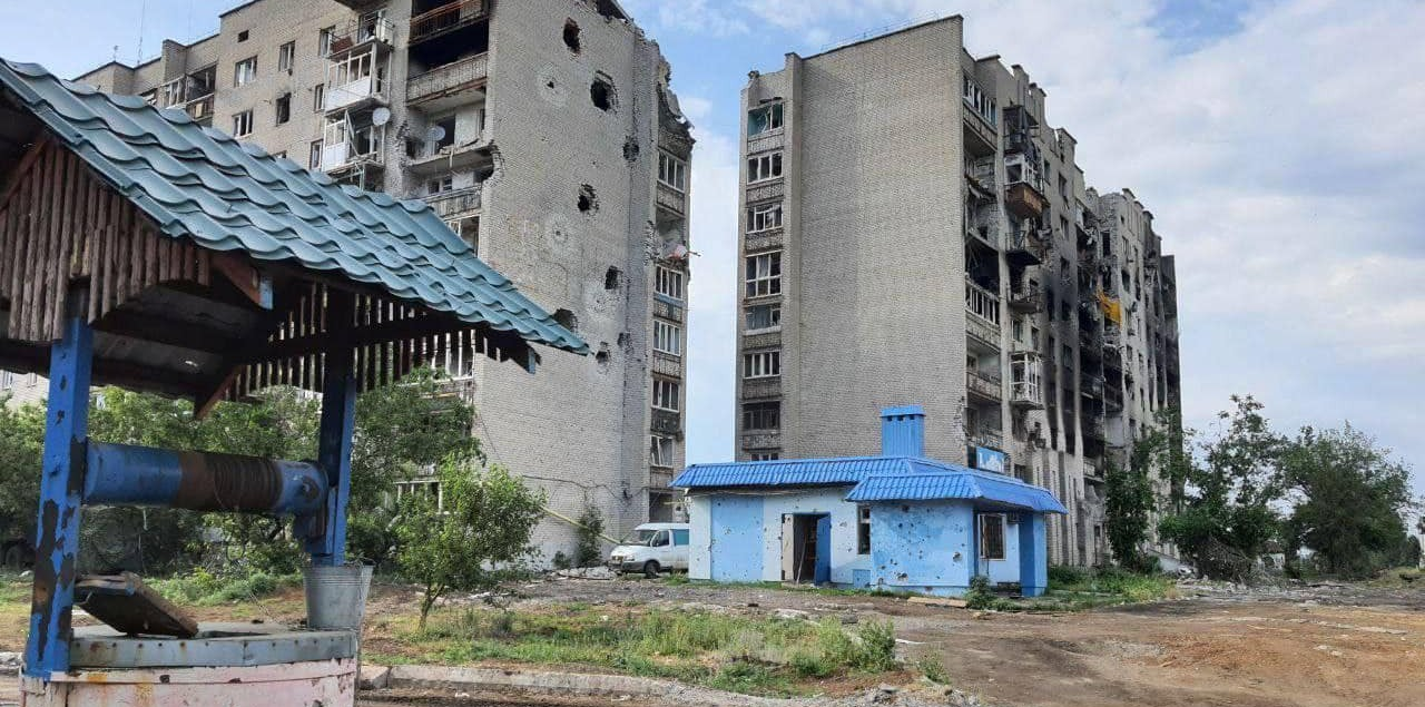 Луганська область після обстрілів РФ. Джерело: Сергій Гайдай