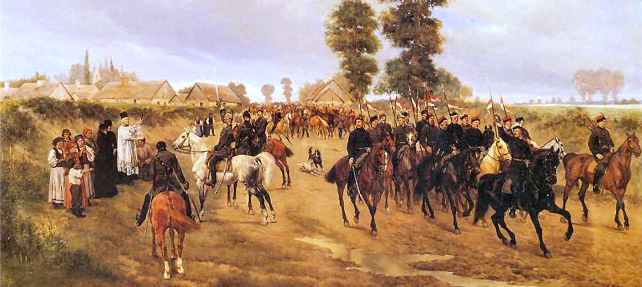 Повстанці 1863 року, картина Яна Розена. Джерело: Вікіпедія
