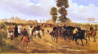 Повстанці 1863 року, картина Яна Розена. Джерело: Вікіпедія