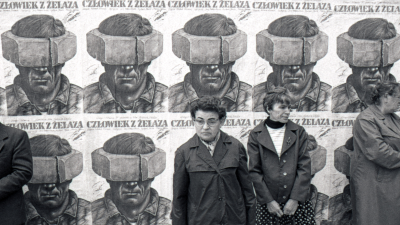 Плакати фільму «Людина з заліза». Лодзь, 1981. Фото: Януш Філа / Forum