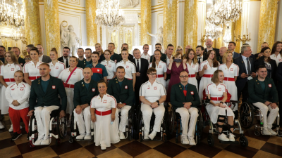 Урочисте вручення нагород польським олімпійським та параолімпійським спортсменам. Фото: Анджей Хулімка / Forum