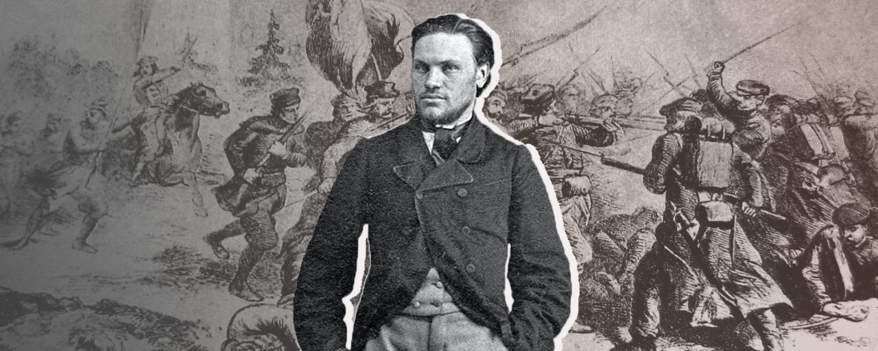 Костянтин Каліновський, 1863. Джерело: Вікіпедія. Колаж: Нова Польща